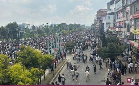 नेपाल  संसद भवन में घुसे प्रदर्शनकारी, 16 की मौत