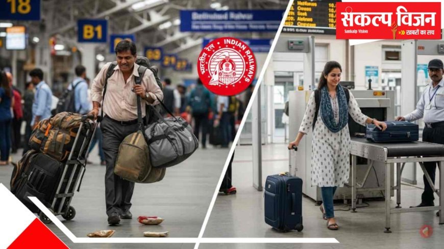 एक्स्ट्रा लगेज पर देना होगा अधिक भुगतान स्टेशन पर ही तुलेगा सामान, अब 10 घंटे पहले पता चलेगा रिजर्वेशन स्टेटस: - रेल मंत्री अश्विनी वैष्णव